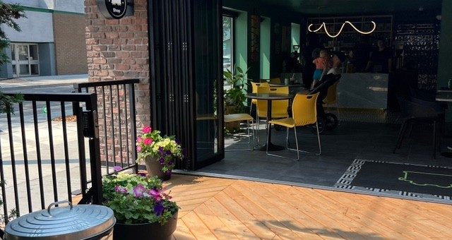 에드먼튼 까페 boxcar coffee shop