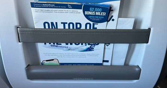 알라스카 에어라인 국내선 비즈니스 Alaska Airline Business Class