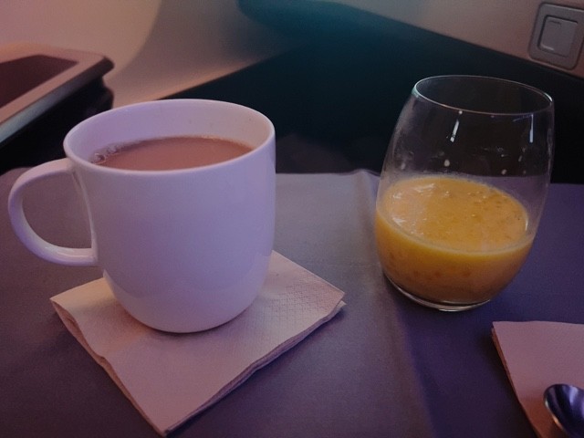 A350-1000 Business Class 비즈니스클래스 밀크티