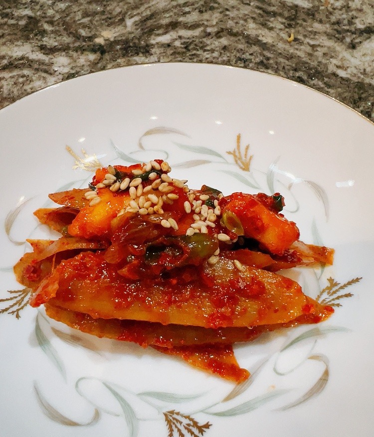 우엉김치 캐나다 캘거리