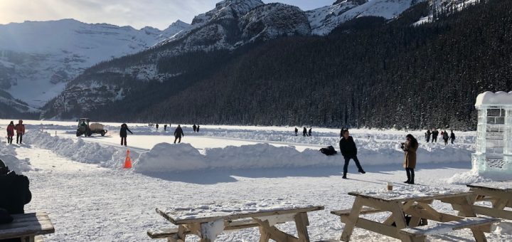 레이크 루이즈 아이스 스케이팅